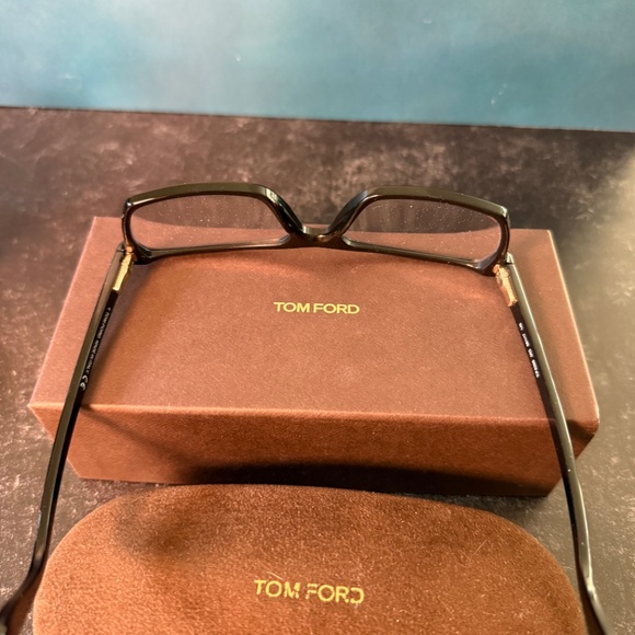 Tom Ford TF5295 002 Black Eyeglasses 56-17-145 Authenticity Card Like New Unisex - Picture 2 of 16